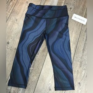 ATHLETA Accelerate Geode High-Rise Crop Leggings Sz xs